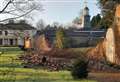 Tourist attraction shuts indefinitely after high wind damages walled garden