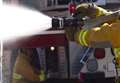 Crews tackle roof blaze