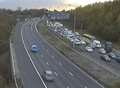 All lanes reopened on busy carriageway