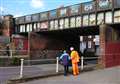 Trains delayed after bridge crash