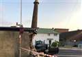 Car smashes into wall