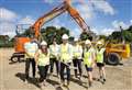 Work begins on houses in seaside town