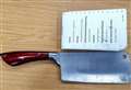 Man arrested after 'brandishing meat cleaver'