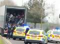 Suspected migrants found inside lorry