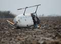 Helicopter crashes during emergency landing