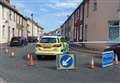 Road sealed off as chimney collapses