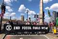 Extinction Rebellion block four of London’s busiest bridges on bank holiday