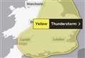 Thunderstorm warning in place as heavy rain hits Kent