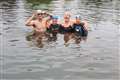 Tom Dean’s mother celebrates son’s second Olympic gold with 2k swim in Thames