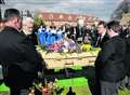 Video: Hundreds gather for funeral of Medieval girl aged 700