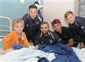 Gills squad visit children's ward at hospital