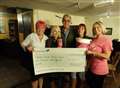 Pub staff sporting pink hair for charity