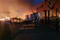 Fairground ride on Blackpool pier completely destroyed by fire