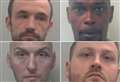 The Kent criminals locked up last month