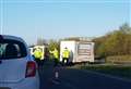 Detached burger van sparks delays