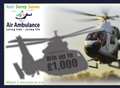 Air ambulance scratchcards