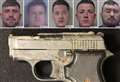 Men jailed over illegal firearms