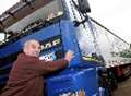 Lorry stuck in lane for five hours