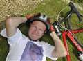 Paul tests his pedal power for charity