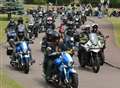 Hundreds of bikers turn out for Audrey's send off