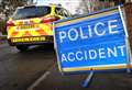 Pedestrian hit by car in town centre