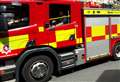 Safety warning after garden fire