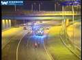 M2 closed after accident