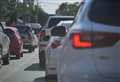 Slow traffic on bridge after two vehicle accident