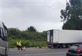 Lorry driver finds suspected migrants in trailer