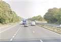 Motorist seen driving wrong way down busy motorway