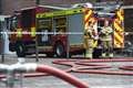 Balcony destroyed after cardboard boxes catch fire spontaneously