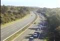 A2 closed due to overturned car