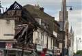 Former pub collapses in 'massive' fire