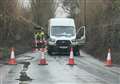 Cable repairs shut road for nine days