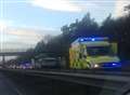 Man rescued as M2 pile-up causes delays