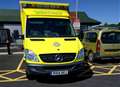 Paramedics block disabled parking bay