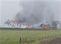 Fire crews tackle farm blaze