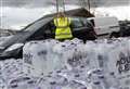 Water bottles handed out after pipe bursts