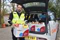 Traffic wardens deliver food boxes instead of parking fines during pandemic