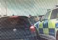 Armed officers intercept driver on M25 in police chase