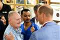 Gazza ‘couldn’t resist’ kissing Prince of Wales during Pret homelessness visit