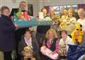 Presentation of festive gifts for needy families