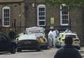 Police and forensics at old barracks