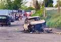 Men charged after cars burned out in mass brawl