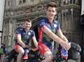 Cycling duo's remarkable effort remains on course