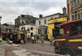 Road closed after town restaurant ‘basement’ blaze