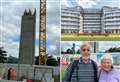 Huge concrete tower appears as luxury flats set to open next year