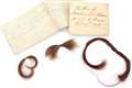 Three locks of Admiral Lord Nelson’s hair to be sold at auction