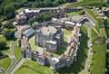 Emergency response after person falls from height at castle