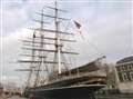 Cutty Sark masts safe at historic dockyard